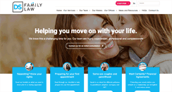 Desktop Screenshot of dsfamilylaw.com.au